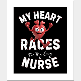 My Heart Races - Nurse Posters and Art